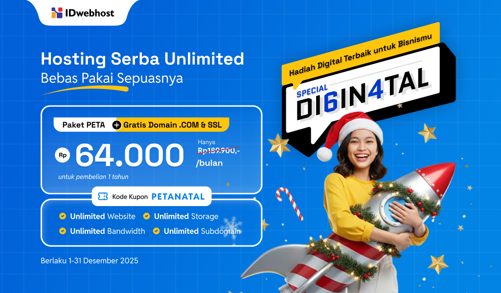 Hosting Serba Unlimited untuk Hadiah Digital Bisnismu