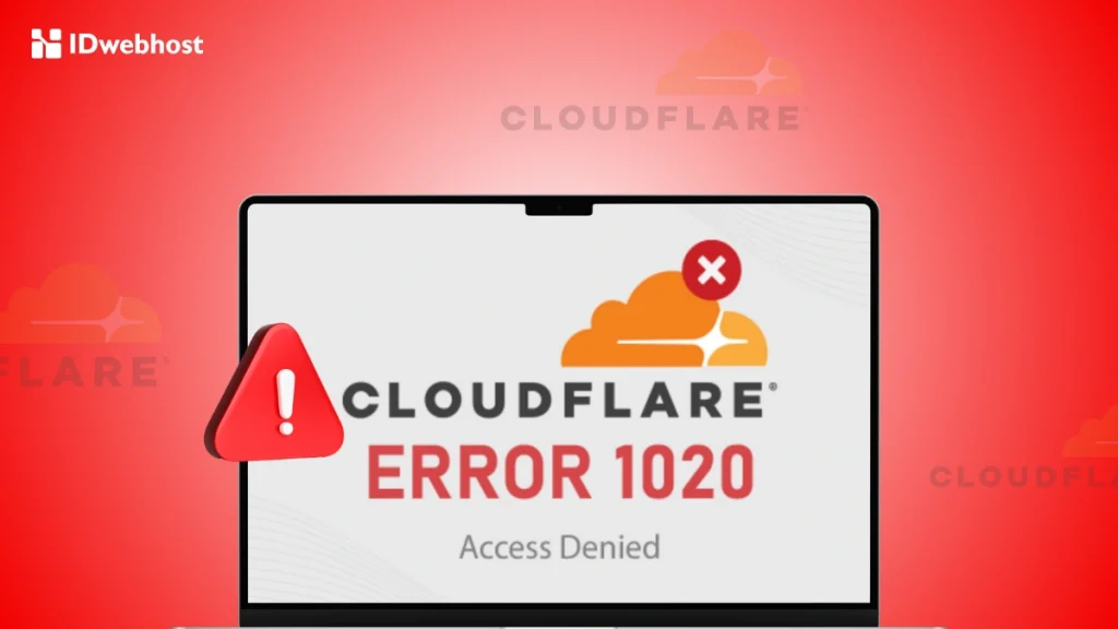 cara mengatasi cloudflare error 1020
