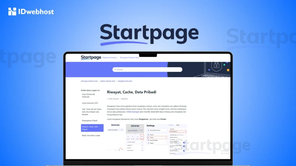 cara buka blokir startpage