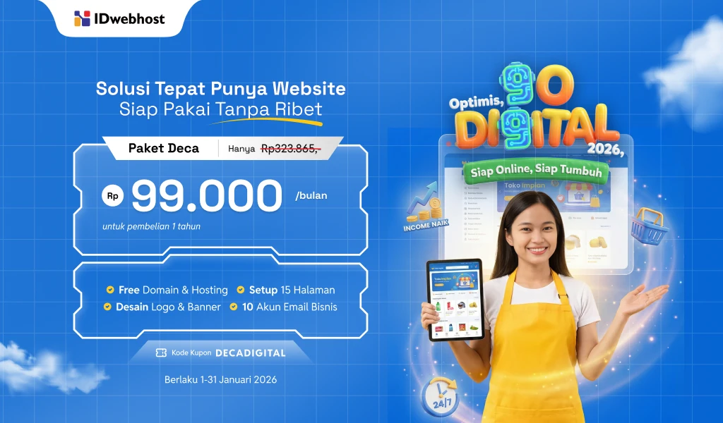 Promo Optimis Go Digital 2026: Jasa Pembuatan Website UMKM