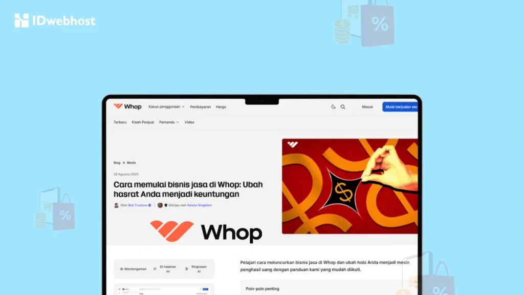 Mulai Jualan di Whop