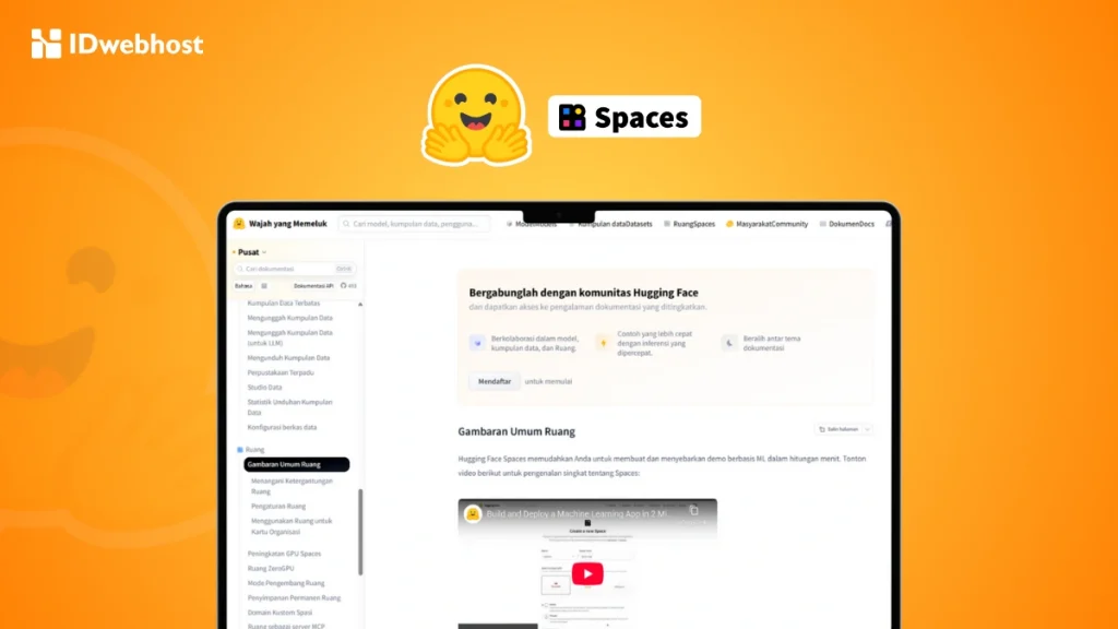 Panduan Membuat Hugging Face Space