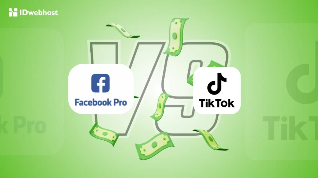 monetisasi FB Pro dan TikTok