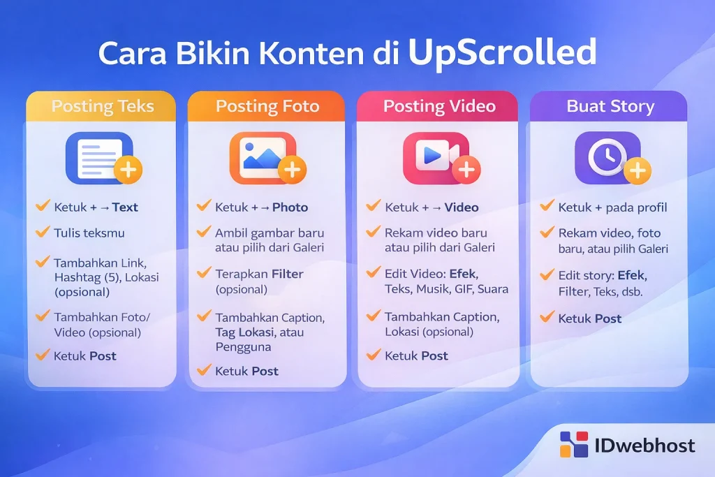 cara menggunakan upscrolled