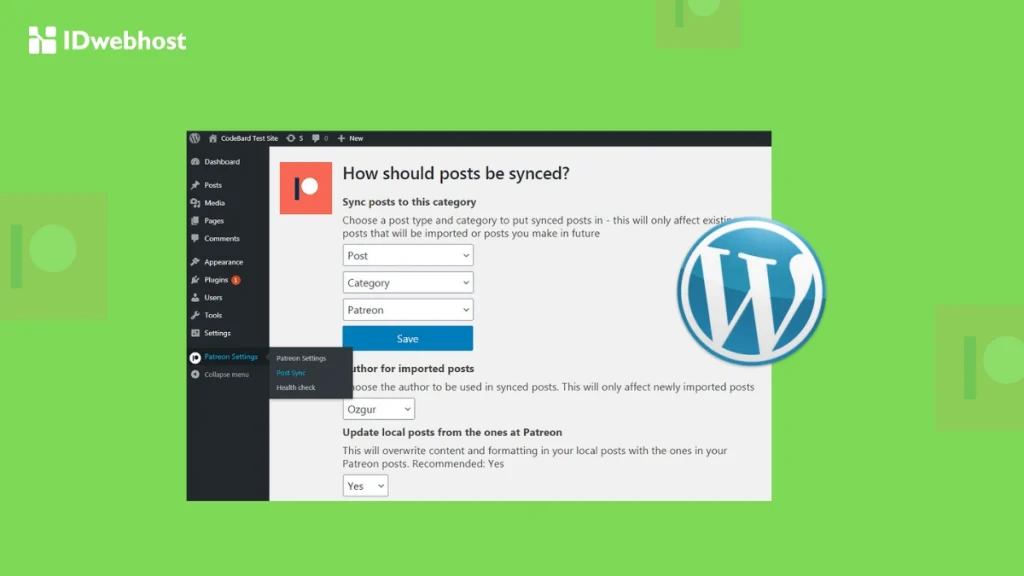 integrasi Patreon WordPress
