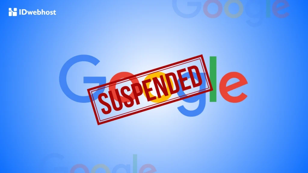 Google Account suspended