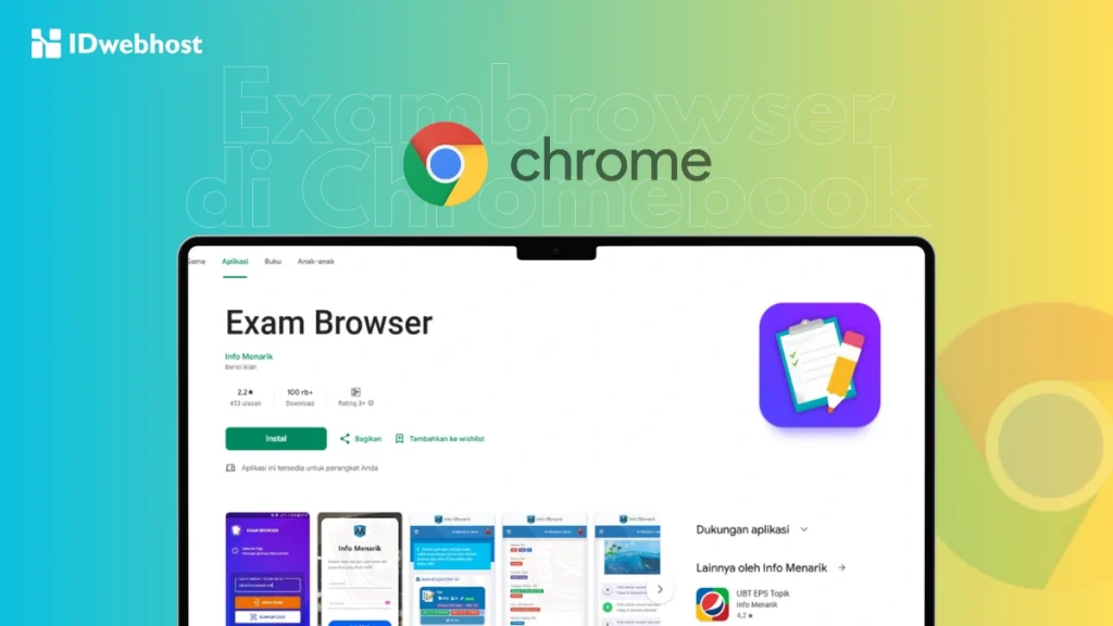 Cara Install Exambrowser