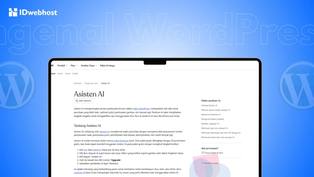 wp ai assistant adalah