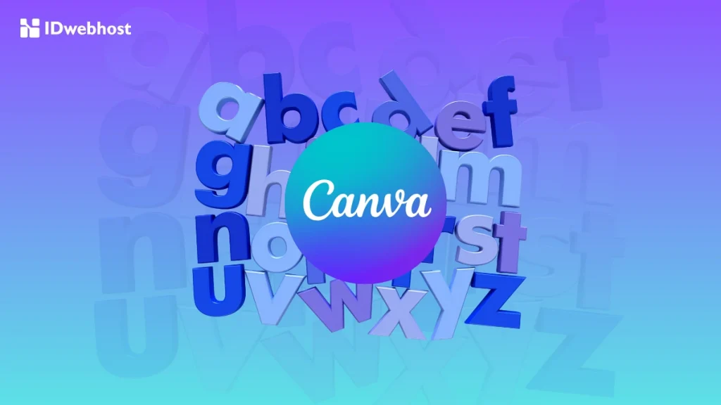 cara download font di Canva