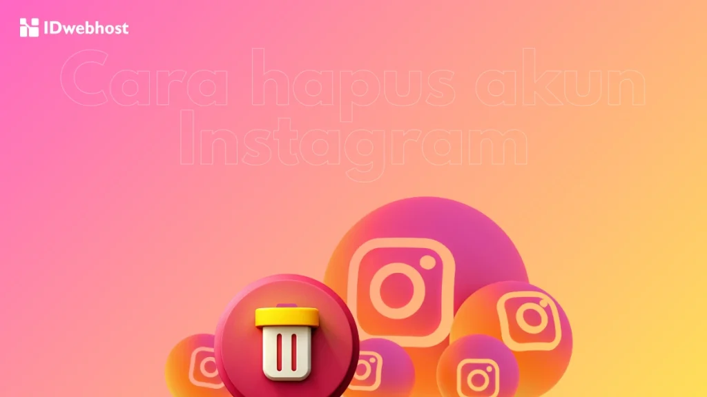 cara hapus akun instagram