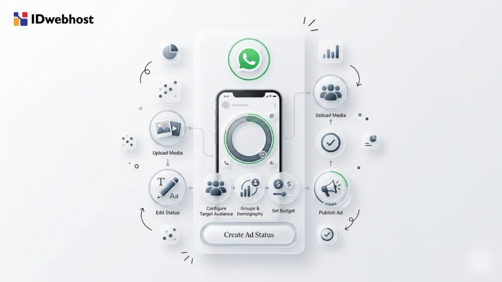 cara membuat iklan di status whatsapp