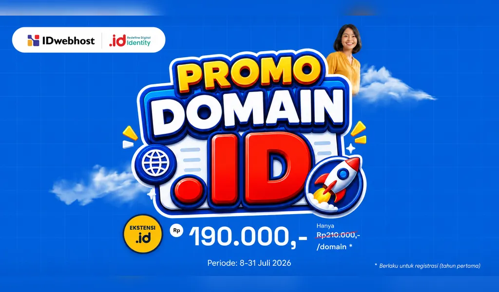 Naik Kelas dengan Domain .ID, Dapatkan Promo Disini!
