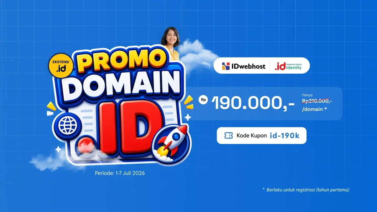 Naik Kelas dengan Domain .ID, Dapatkan Promo Disini!