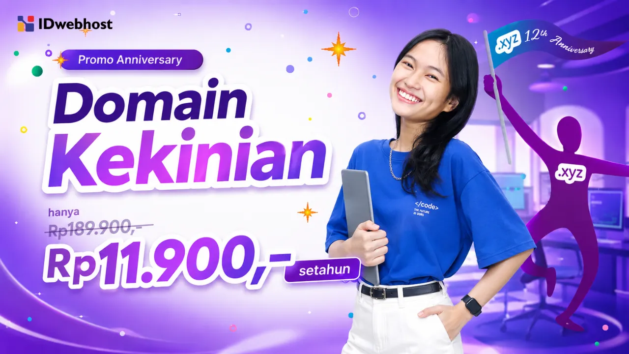 Domain .XYZ: Saatnya Punya Domain Kekinian Hanya Rp11.900!