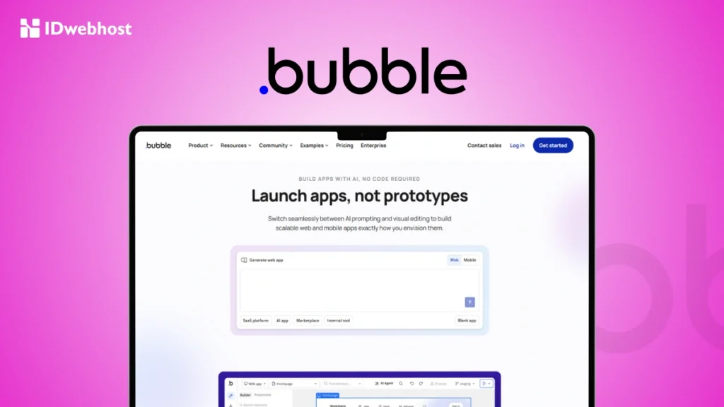 apa itu bubble app builder