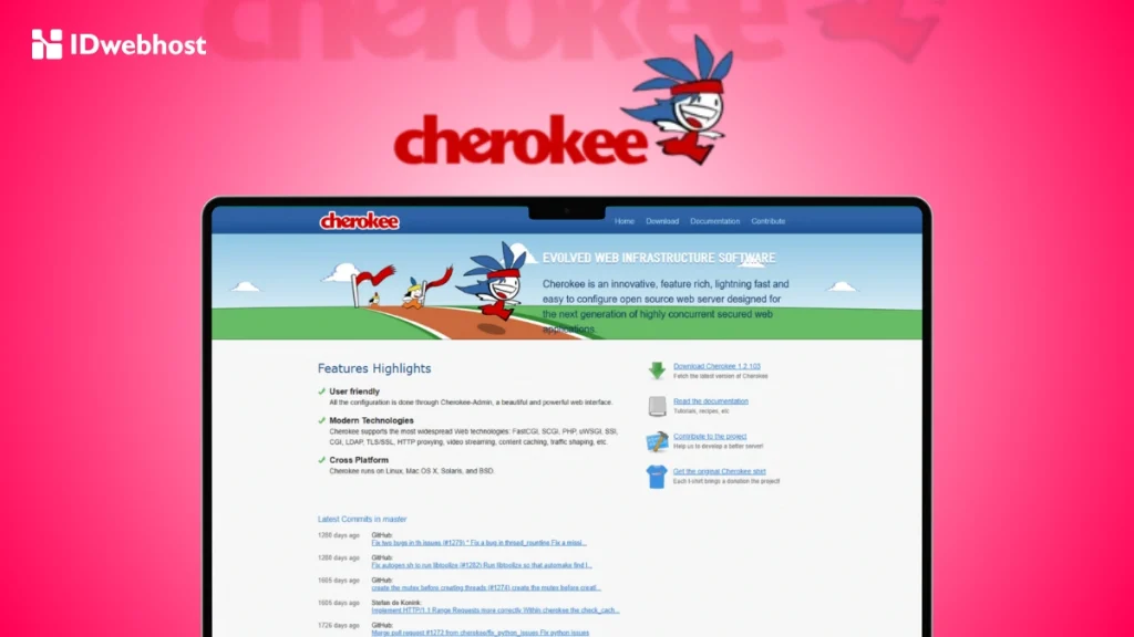Cherokee Web Server adalah