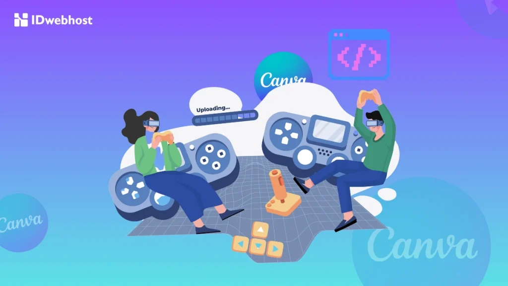 Bangun game interaktif dengan Canva Code