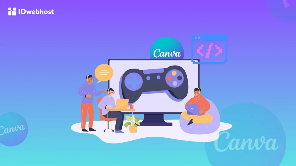 Bangun game interaktif dengan Canva Code