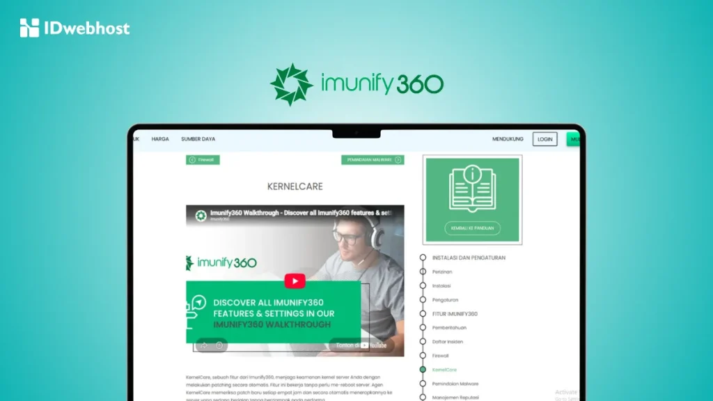 KernelCare Imunify360 adalah