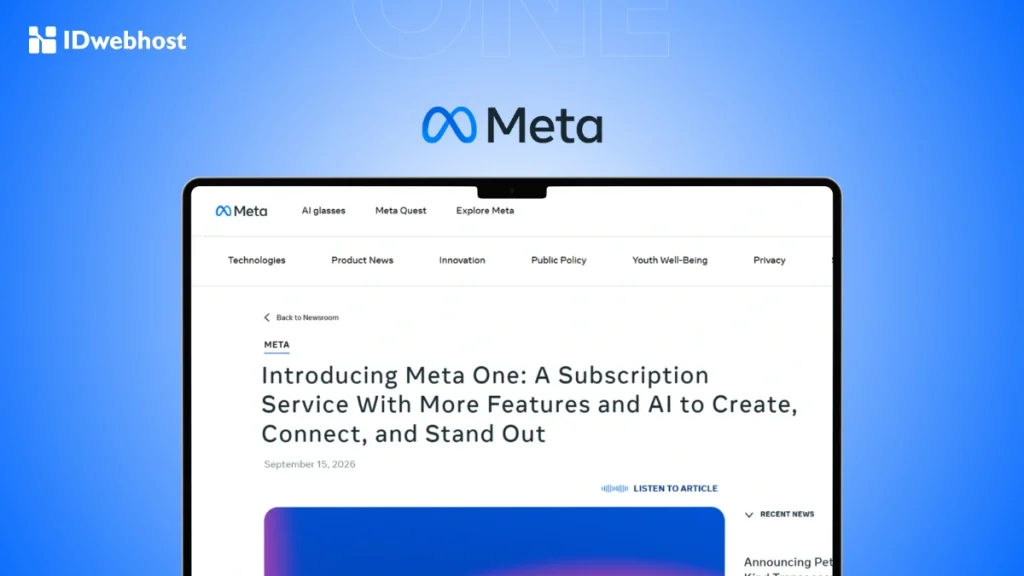 meta one adalah