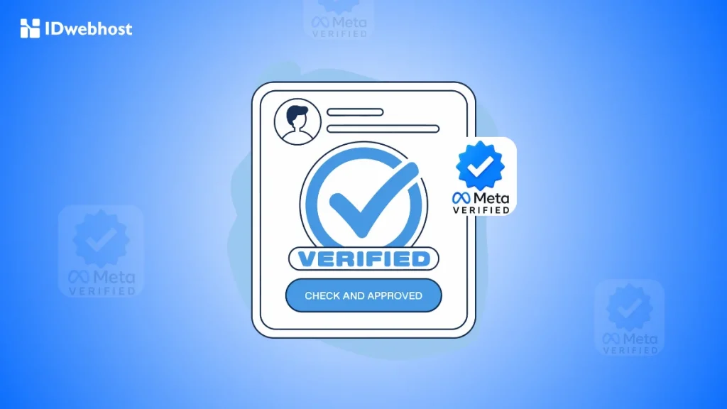 Verified badge Meta One adalah