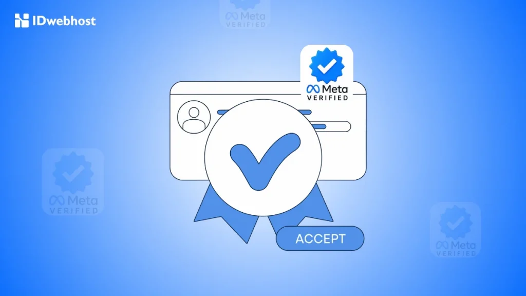 Verified badge Meta One adalah