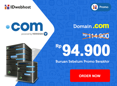 Promo - Promo Domain COM 94.900 IDR