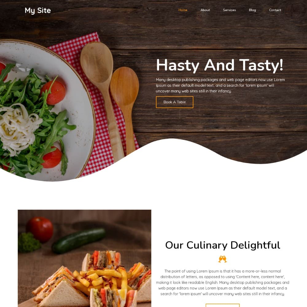 idwebhost template Dinery