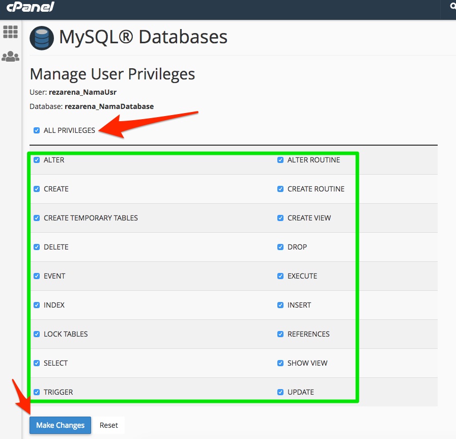 Cara Membuat Database MySQL dan menghubungkan ke cPanel