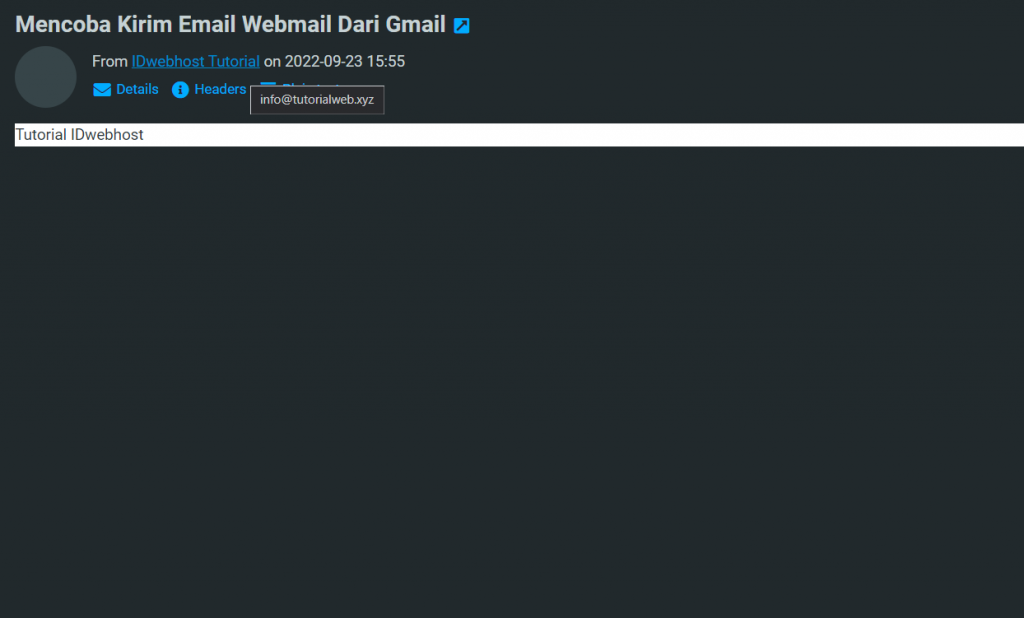 cara menambahkan email webmail