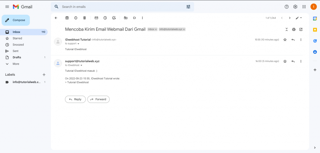 cara menambahkan email webmail