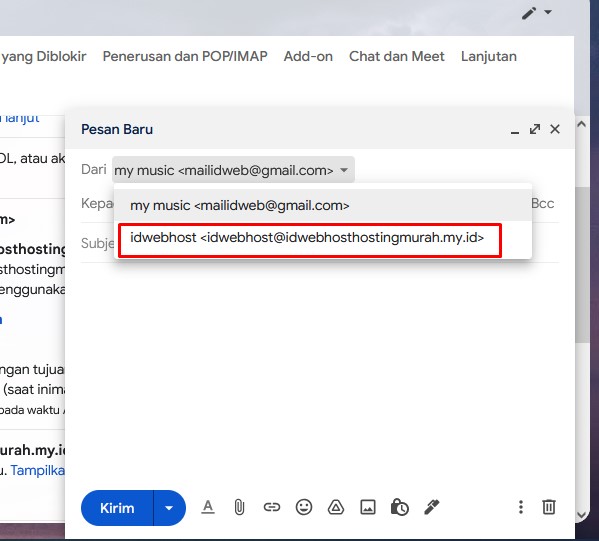 Cara Konfigurasi Email Hosting pada Gmail